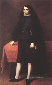  barock - Porträt eines Herrn in einem Ruff Collar Spanish Barock Bartolomé Esteban Murillo